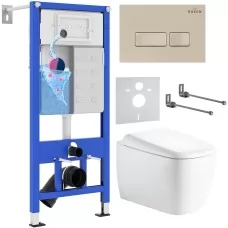 Унитаз с инсталляцией Roxen StounFi..