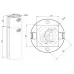 Островная вытяжка Meferi TUBE40WH ISLA POWER