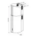 Купольная вытяжка Meferi TUBE40WH POWER