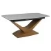 Стол обеденный SIGNAL DOLCE Ceramic Statuario Venato белый/дуб, 180-240/95/76