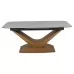 Стол обеденный SIGNAL DOLCE Ceramic Statuario Venato белый/дуб, 180-240/95/76
