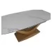 Стол обеденный SIGNAL DOLCE Ceramic Statuario Venato белый/дуб, 180-240/95/76