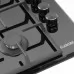 Газовая варочная панель Exiteq PL 640 STG-E/А (E30020) черный