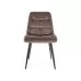 Стул SIGNAL CHIC Velvet Bluvel 38 капучино/черный