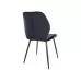 Стул SIGNAL JAKE Velvet Bluvel 19 черный/черный