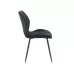 Стул SIGNAL JAKE Velvet Bluvel 19 черный/черный