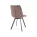 Стул SIGNAL MONTI Velvet Bluvel 38 капучино/черный, поворотный