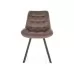 Стул SIGNAL MONTI Velvet Bluvel 38 капучино/черный, поворотный