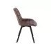 Стул SIGNAL MONTI Velvet Bluvel 38 капучино/черный, поворотный
