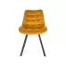 Стул SIGNAL MONTI Velvet Bluvel 68 карри/черный, поворотный