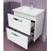 Тумба Roca Gap ZRU9302734 + 327472000 60 см белый матовый с умывальником