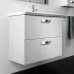 Тумба Roca Gap ZRU9302734 + 327472000 60 см белый матовый с умывальником
