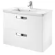 Тумба Roca Gap ZRU9302734 + 327472000 60 см белый матовый с умывальником