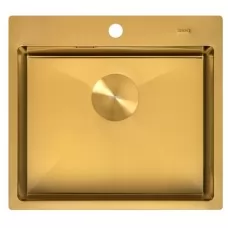 Кухонная мойка ZORG ZRN 5055 PREMIUM PVD Gold