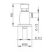 Кран для писсуара Frap F7201 Хром