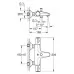 Смеситель для ванны Grohe Grohtherm 800 34576000 хром