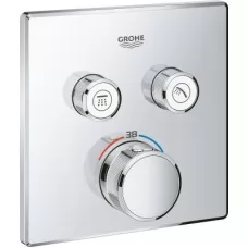 Смеситель для ванны Grohe Grohtherm SmartControl 29124000 хр..