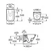 Унитаз Roca THE GAP Clean Rim A34647L000 (подвесной)