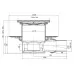 Душевой трап Pestan Confluo Standard Dry 1 Ceramic 100x100 (под плитку)