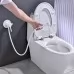 Смеситель с гигиенической лейкой Rose R235C белый