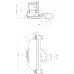 Душевой трап Pestan Confluo Wall Drain 13704200 Нержавеющая сталь