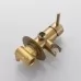 Смеситель с гигиенической лейкой Shevanik S147G золотой сатин