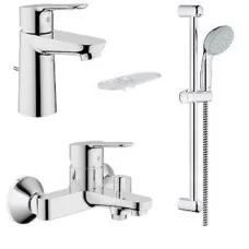 Смеситель для ванны Grohe Bau Edge: 23328000+23334000+278530..