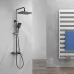 Душевая система Shevanik S4226T оружейная сталь