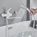 Смеситель для ванны Shevanik S4322C белый матовый