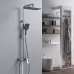 Душевая система Shevanik S4636T оружейная сталь