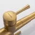 Смеситель для кухни под фильтр Shevanik S528G золотой сатин
