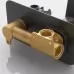 Смеситель с гигиенической лейкой Shevanik S9905T оружейная сталь