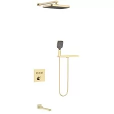 Душевая система Vincea VSFW-4311RBG золотой матовый