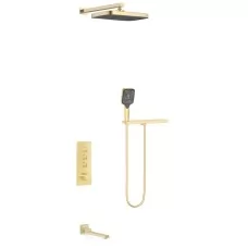 Душевая система Vincea VSFW-431T1RBG золотой матовый