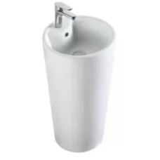 Раковина CeramaLux NB137 белый глянец