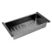 Кухонная мойка Futur FK 6050 Eco Embossing Pop-up (Black Nano) Mixer plus RAGLO R86.41.09