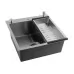 Кухонная мойка Futur FK 6050 Eco Embossing Pop-up Mixer plus R86.41.05 (Satin)