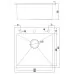 Кухонная мойка Futur FK 6050 Eco Embossing Pop-up Mixer plus R86.41.05 (Satin)