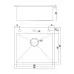 Кухонная мойка Futur FK 6050 Eco Embossing Pop-up Mixer plus R86.41.05 (Satin)