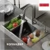 Кухонная мойка Futur FK 6050 Eco Embossing Pop-up Mixer plus R86.41.05 (Satin)