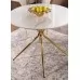 Стол обеденный SIGNAL AZALIA Ceramic белый/золотой 90
