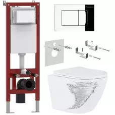 Унитаз с инсталляцией Asten Readle Zentralmodul AR0601-205CH..