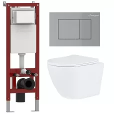 Унитаз с инсталляцией Asten Readle Zentralmodul AR0601-185M ..