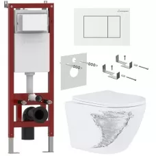 Унитаз с инсталляцией Asten Readle Zentralmodul AR0601-205W ..