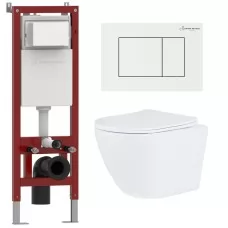 Унитаз с инсталляцией Asten Readle Zentralmodul AR0601-185W ..