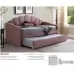 Кровать SIGNAL BELLA VELVET Bluvel 52 античный розовый, 90/200