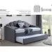Кровать SIGNAL BELLA VELVET Bluvel 14 серый, 90/200