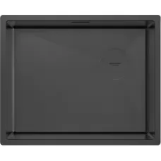 Кухонная мойка Paulmark Next-Skew 54 UNI PM885444-MBN черный матовый