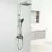 Душевая система Frap F2491-9 оружейная сталь