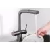 Смеситель для кухни под фильтр Gappo G4397-79 оружейная сталь